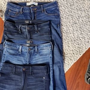 Bundle of 4 Abercrombie & Fitch Jeans